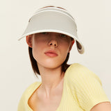 Women's Visor Hat UV Protection Wide Brim Adjustable Face Sheild UPF 50+