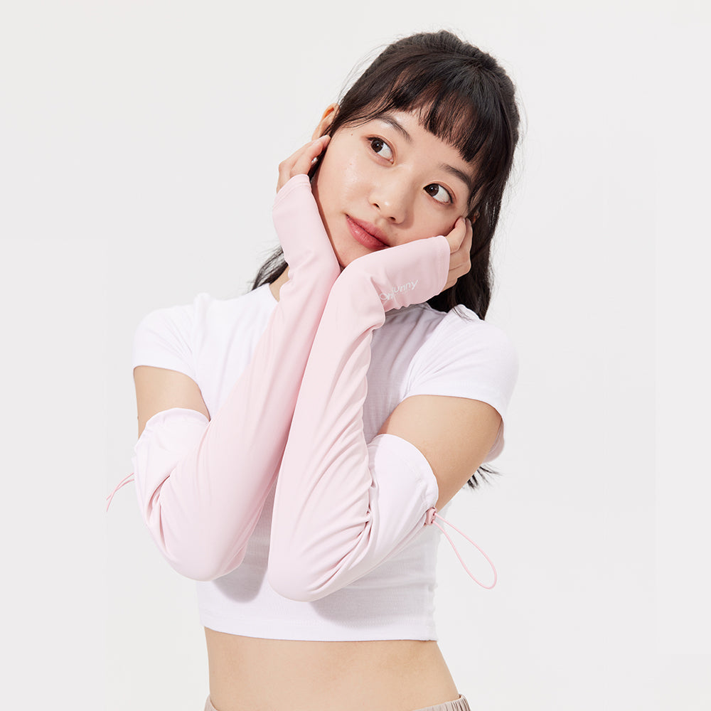 Gradient Color Sunscreen Loose Arm Sleeve UV Protection Gloves UPF 50+