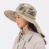 Kid’s Bucket Hat with Neck Flap and Strap UPF 50+