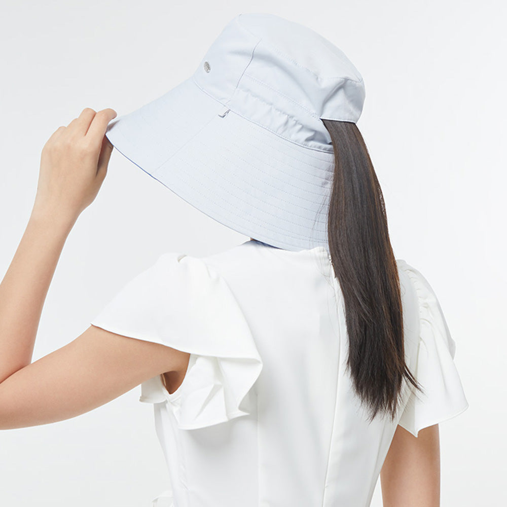 Women's Large Brim UV Protection  Reversible Double-Side-Wear Bucket Hat UPF 50+