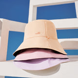 Women's Large Brim UV Protection  Reversible Double-Side-Wear Bucket Hat UPF 50+