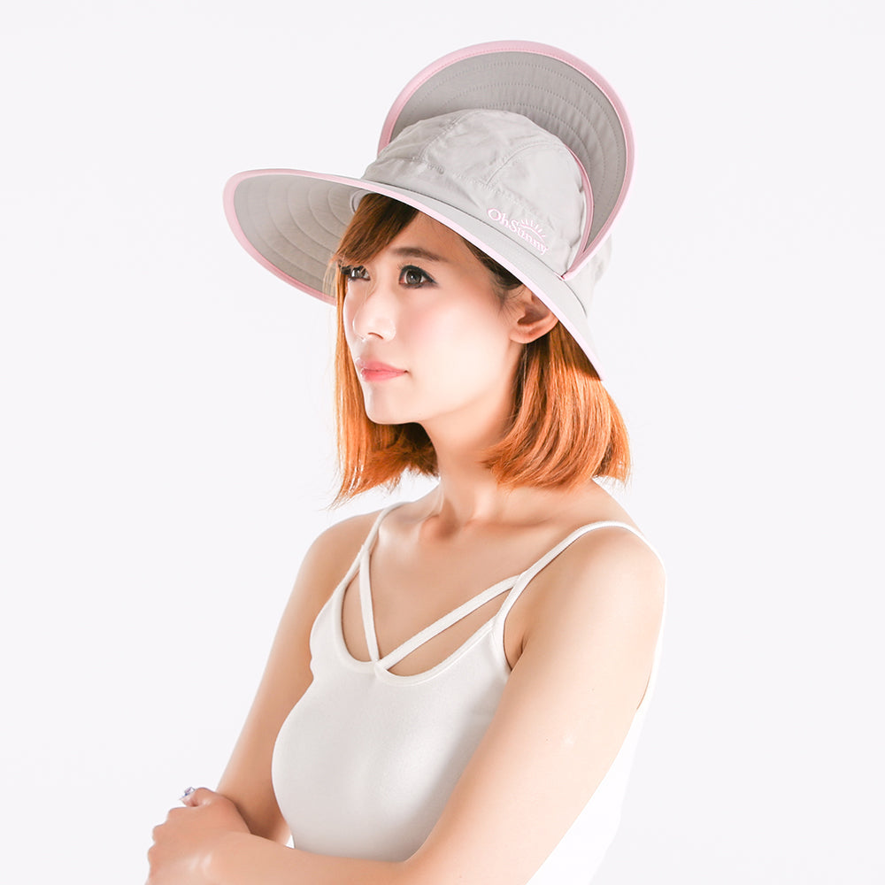 Women's Double Side Brim Sun Protective Hat UPF 50+ Bucket Cap