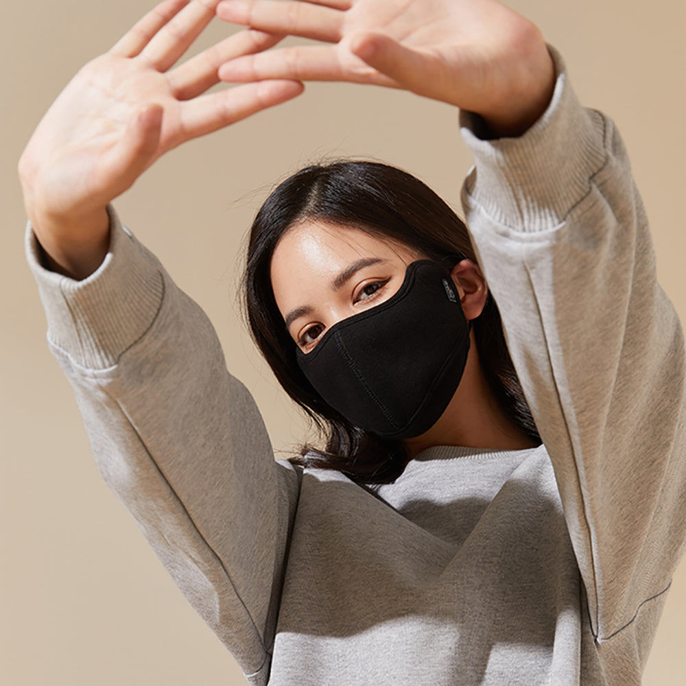 US Stock Winter Face Cover Mouth-Opened Breathable Reusable Facemask