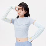 Women's Loose Printed Sun Protection Arm Sleeves UPF 50+