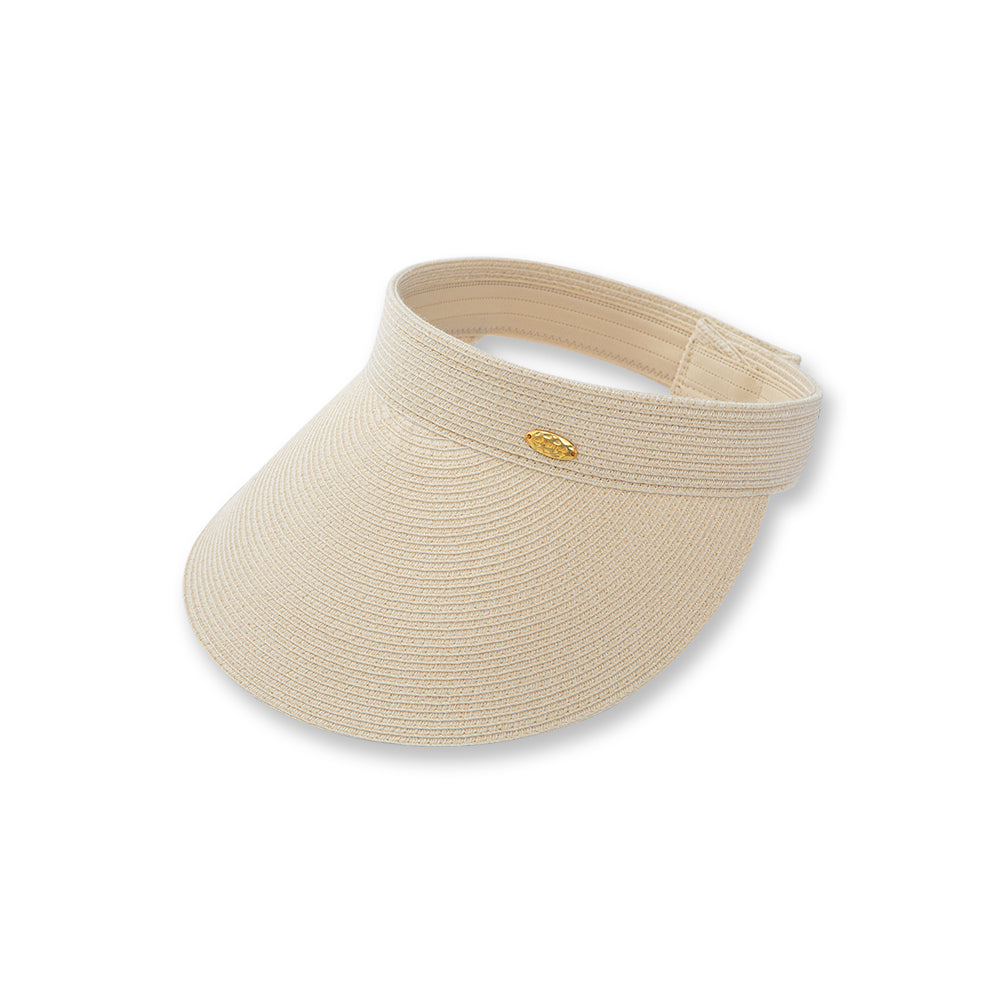 Women's Wide-Brim Roll-up Foldable Straw Hat UPF 50+