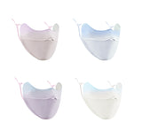 US Stock Women's Sun Protection Face Cover UPF 50+ Gradient Color Face Mask