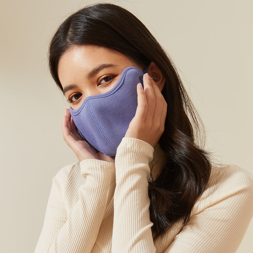 US Stock Winter Face Cover Mouth-Opened Breathable Reusable Facemask