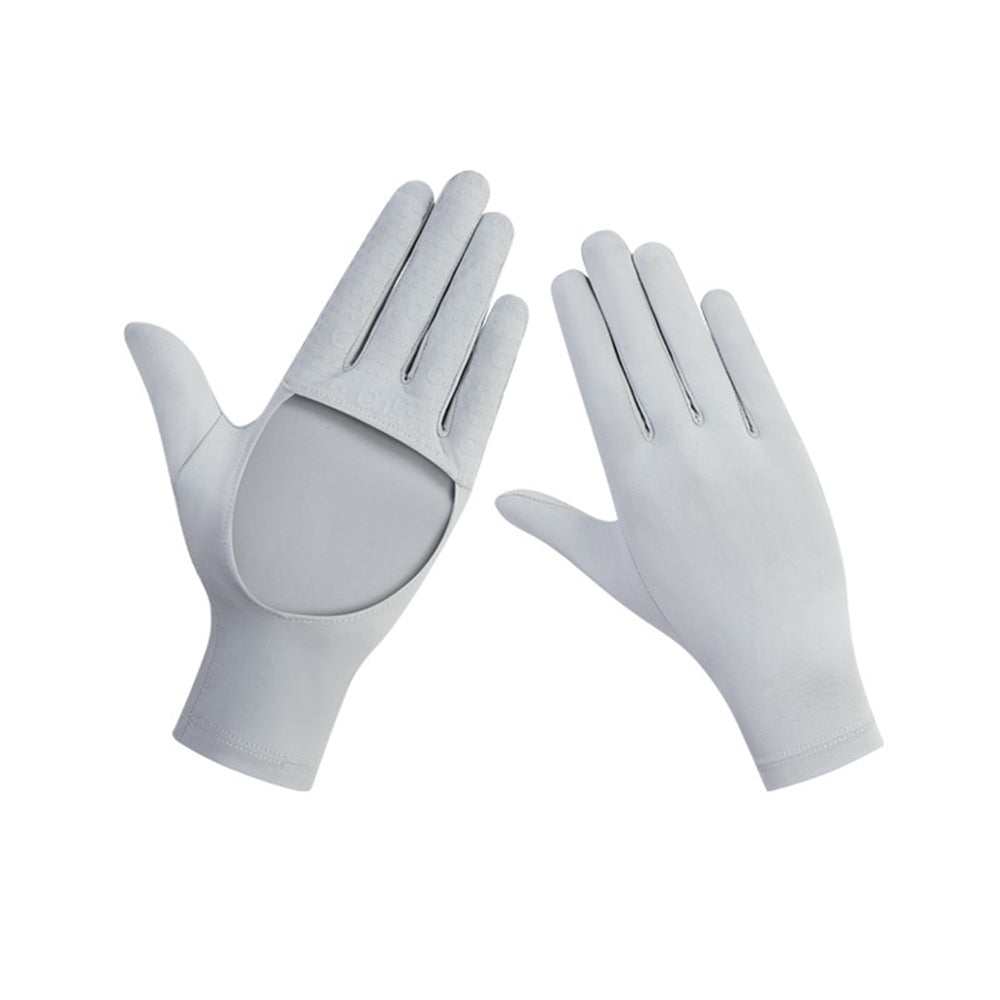 Women's Anti-UV Empty Palm Gloves Sun Protective UPF 50+ Breathable Mittens