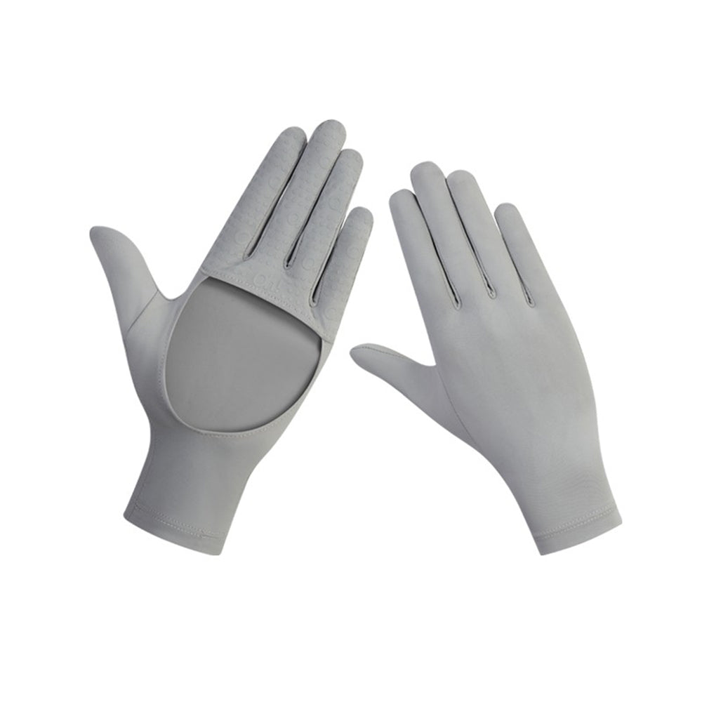Women's Anti-UV Empty Palm Gloves Sun Protective UPF 50+ Breathable Mittens