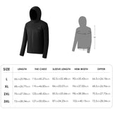 Men's Sun Protection Hoodie Ultra Light Long Sleeve Outdoor Jacket UPF 50+