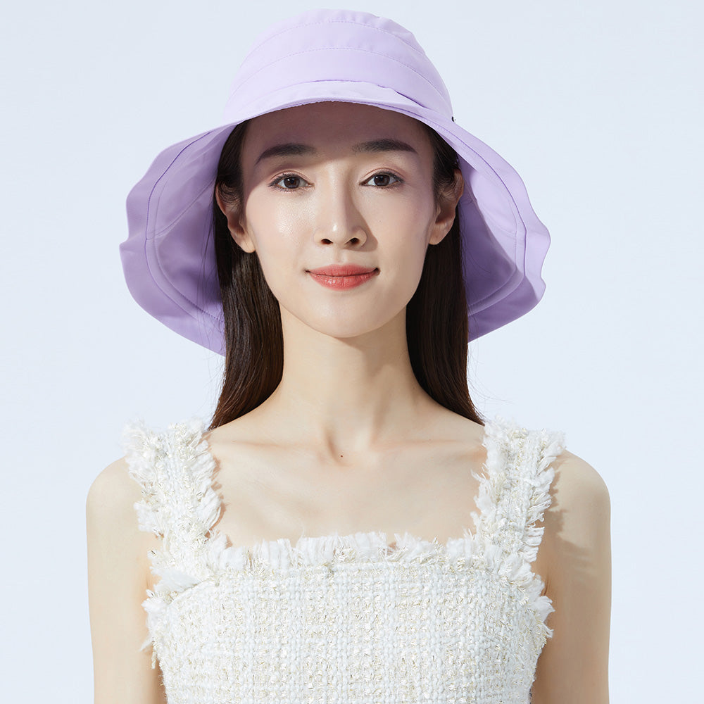 Women's Standard Bucket Hat Wide Brim Summer Fisherman's Cap UPF 50+