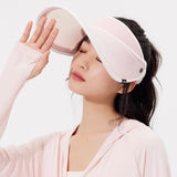 Unisex Empty Top Visor Hat UV Protection UPF 50+ with Adjustable Wide Brim