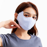 US Stock Breathable Sunscreen Face Mask with Mouth Opened UPF 50+