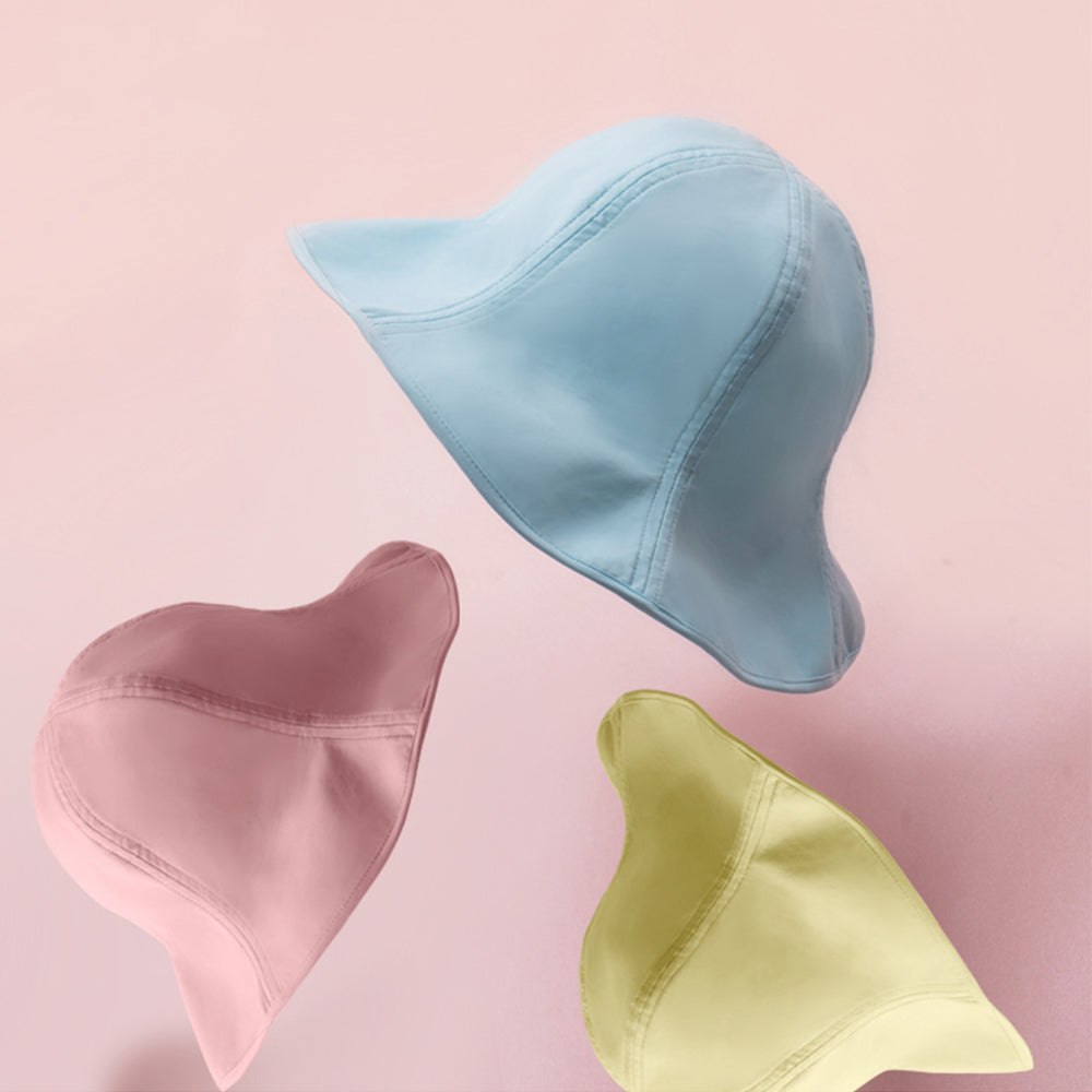 Kid’s Wide-brim Bucket Hat UPF 50+ Sun Caps