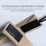 Women's Wide-Brim Roll-up Foldable Straw Hat UPF 50+