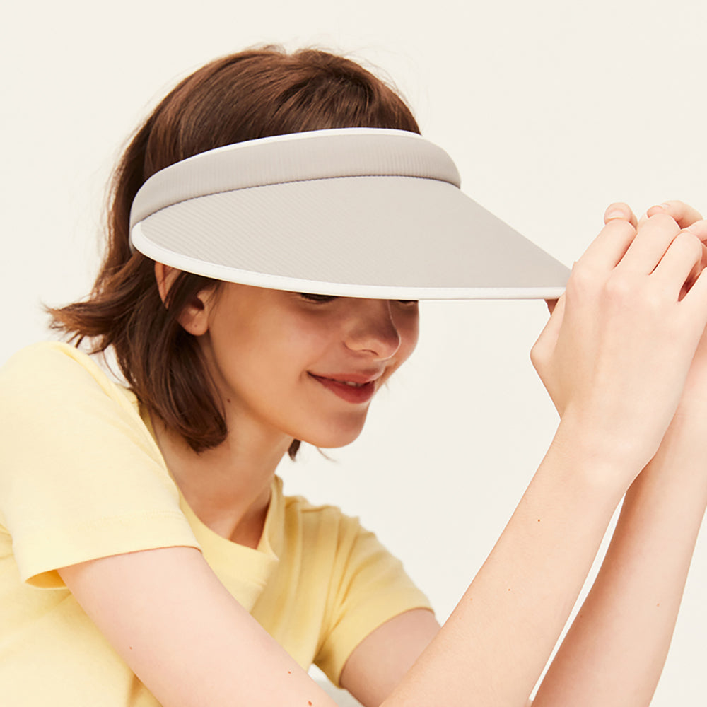 Women' Empty Top Large Brim Sun Visor Hat UPF50+