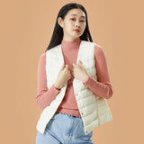 Women's Padded Down Vest Warm for Winter Fall
