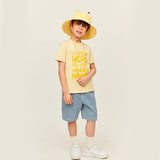 Kid's Cartoon Large Brim Sun Bucket Hat UPF 50+