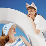 Sun Protection Wide Brim Foldable Hats Roll-Up Headband Visor UPF 50+