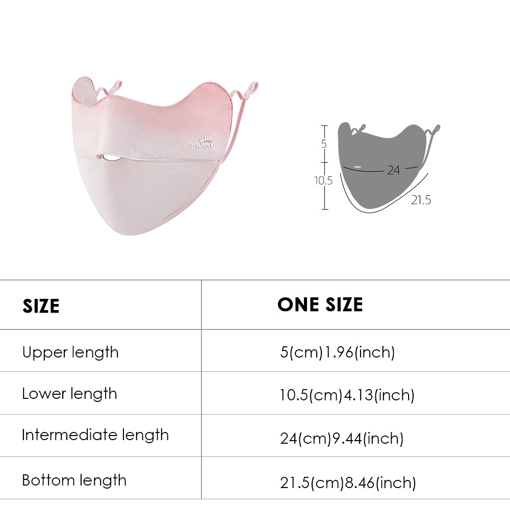 Blush Breathable Face Mask Anti-UV UPF 50+ Sunscreen Face Covering