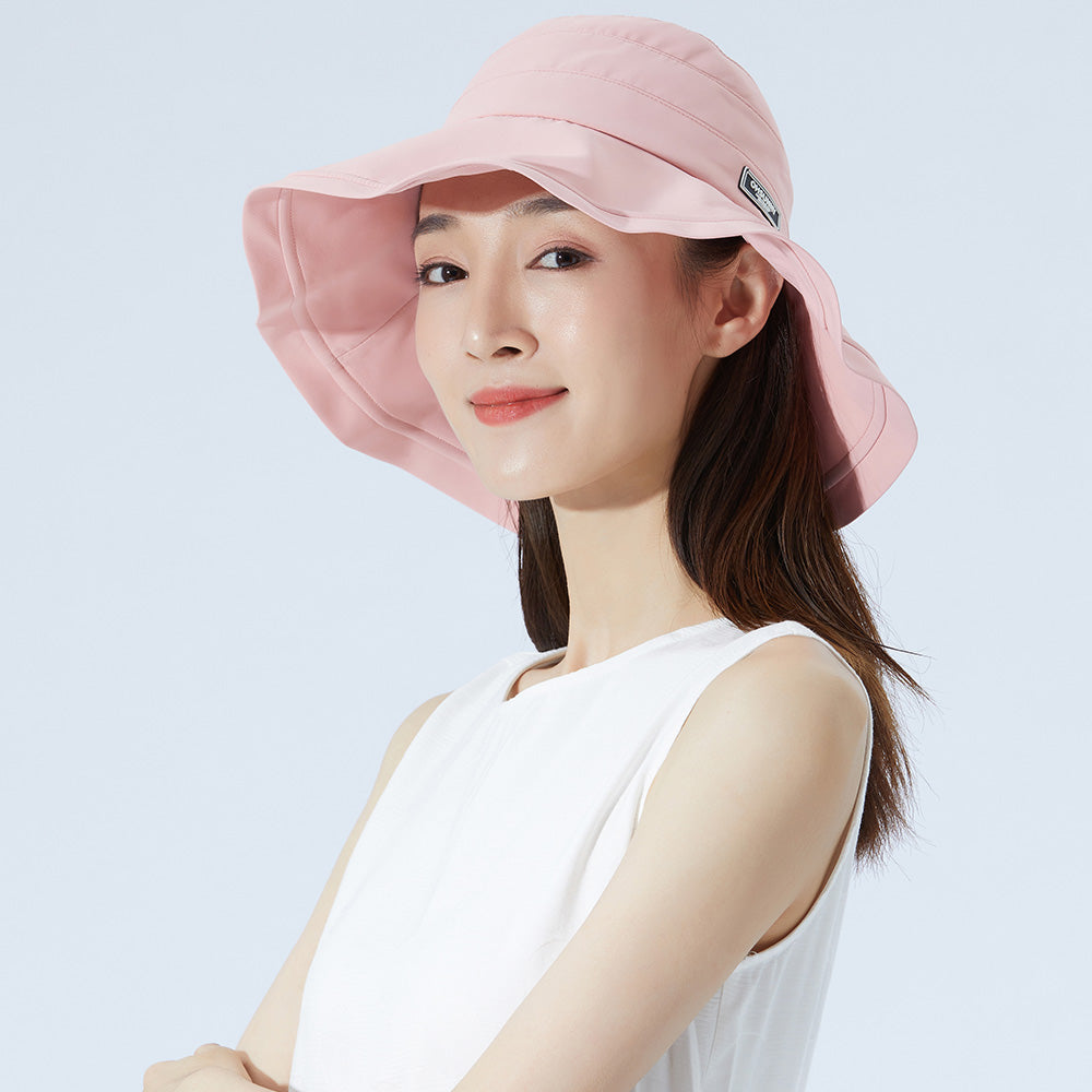 Women's Standard Bucket Hat Wide Brim Summer Fisherman's Cap UPF 50+