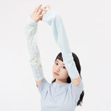Women's Loose Printed Sun Protection Arm Sleeves UPF 50+