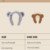 Winter Warm Earmuffs Soft Plush Ear Warmer Cover for Women