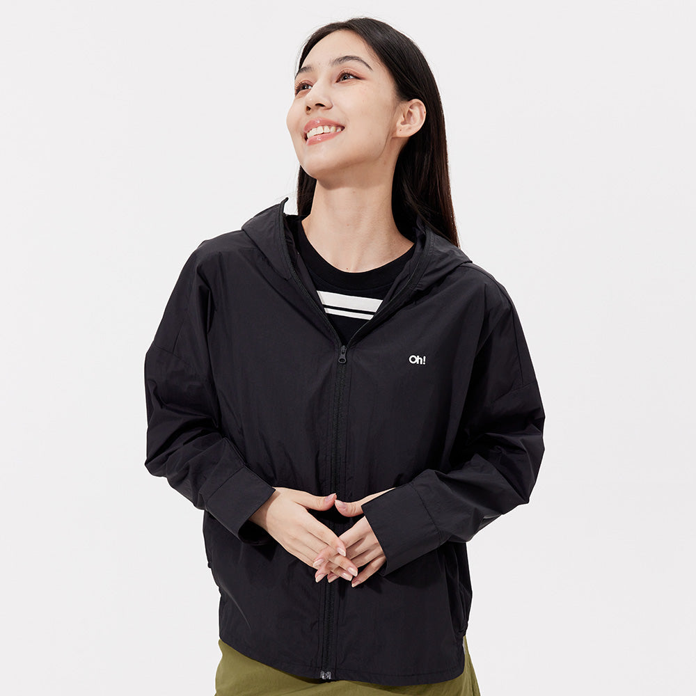 Women's Sun Protection Performance Hoodie UPF 50+ Breathable Waterproof Coat Quick Dry Jacket