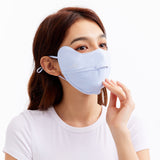 Breathable Anti-UV Face Mask with Canthus Protection UPF 50+ Cooling Face Covering