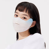 US Stock Women's Sun Protection Face Cover UPF 50+ Gradient Color Face Mask