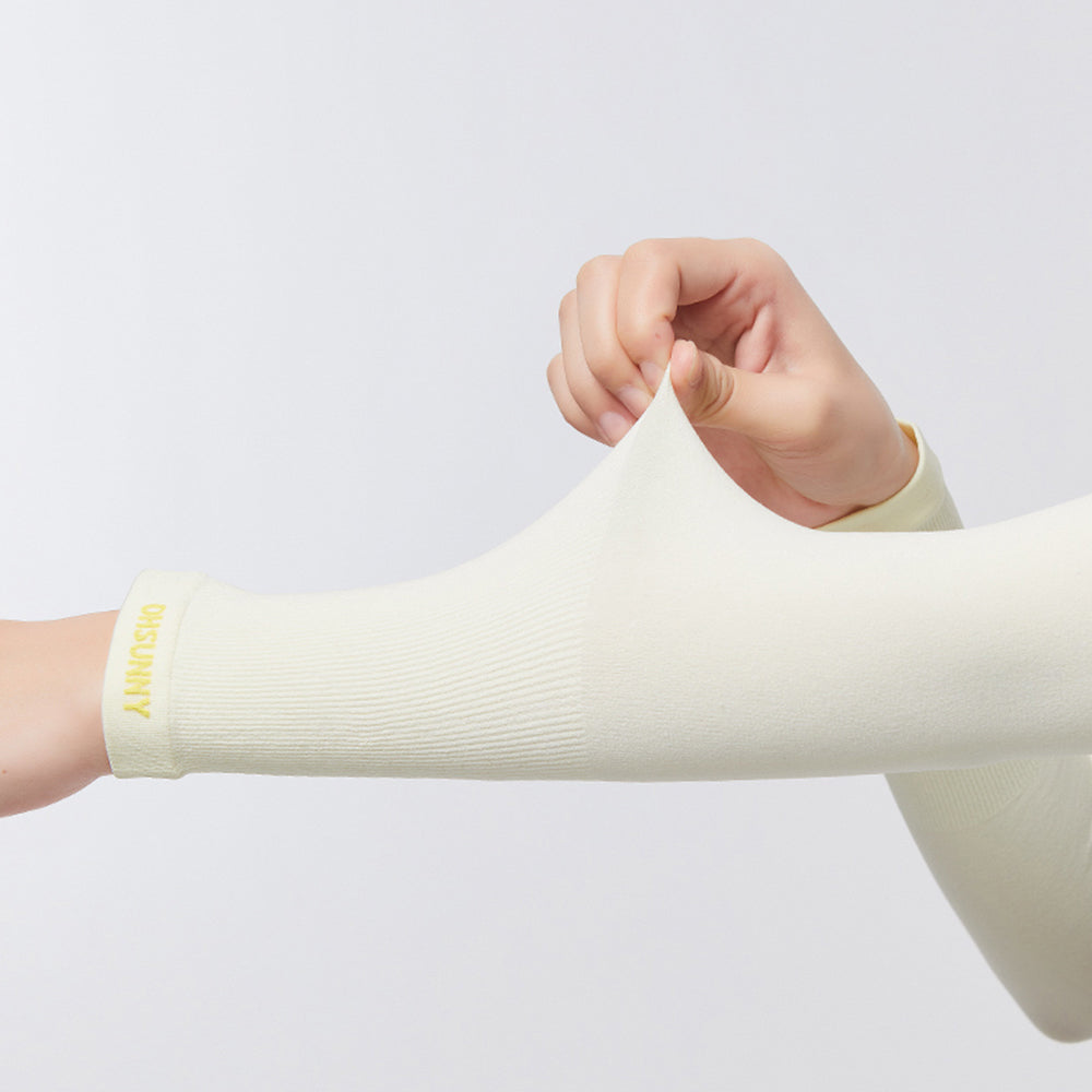 Women's Cooling Sports Compression Quick Dry UV Sun Protection Gardient Arm Sleeves UPF 50+