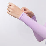 Women's Cooling Sports Compression Quick Dry UV Sun Protection Gardient Arm Sleeves UPF 50+