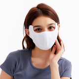 US Stock Breathable Sunscreen Face Mask with Mouth Opened UPF 50+