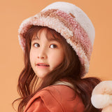 Kid's Plush Bucket Hat UPF 50+ Winter Warm Caps