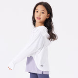 Kid's Sun Protection Hooded Cape for 4-13 Years Boys Girls UPF 50+