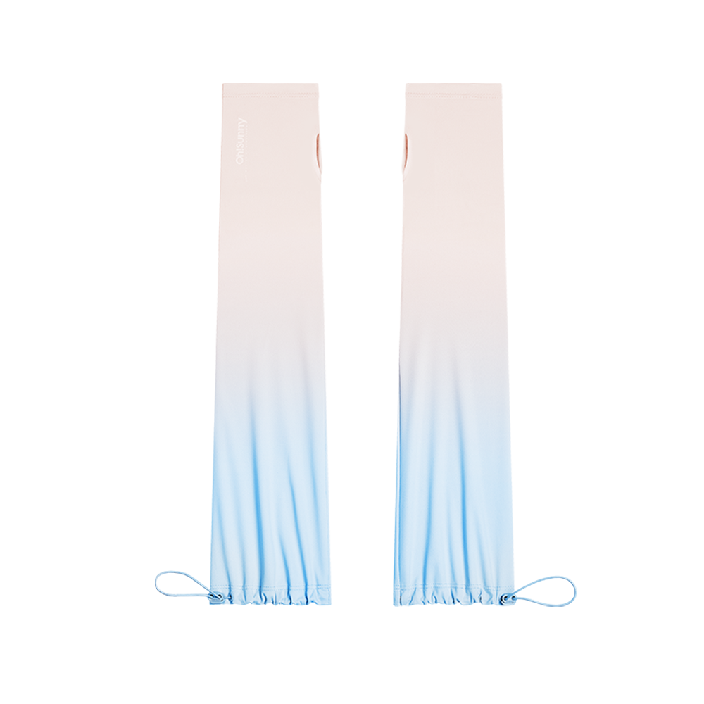 Gradient Color Sunscreen Loose Arm Sleeve UV Protection Gloves UPF 50+