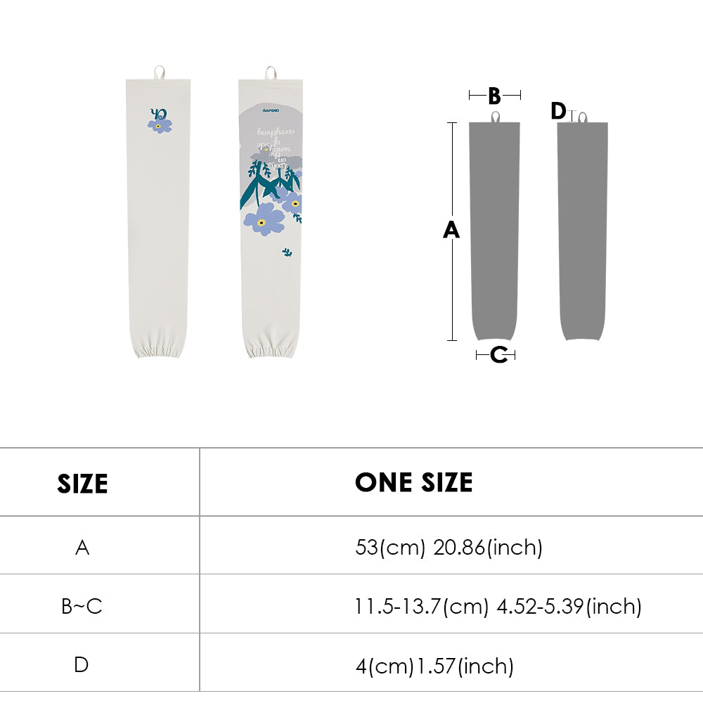Women's Loose Printed Sun Protection Arm Sleeves UPF 50+
