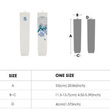 Women's Loose Printed Sun Protection Arm Sleeves UPF 50+