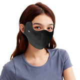 US Stock Breathable Sunscreen Face Mask with Mouth Opened UPF 50+