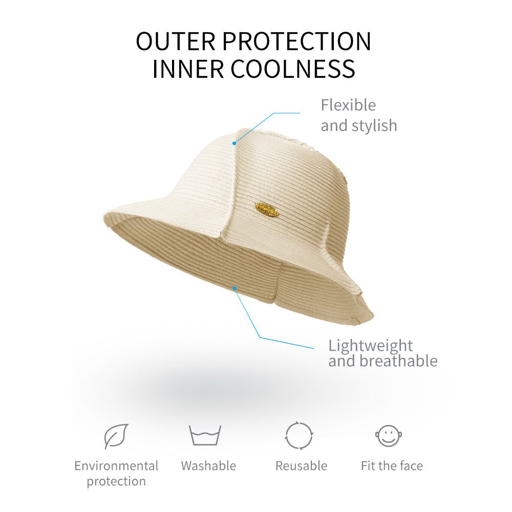 Kid’s Splicing Straw Hat UPF 50+ Sun Protective