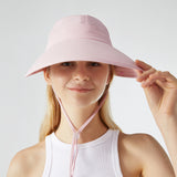 Unisex Fishing Hiking Sun Protection Face Neck Cover Flap Hat UPF 50+
