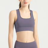 US Stock Sports Workout Yoga Bra Wireless Supportive Crop Tank Tops