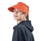 Women's Wide-Brim Roll-up Foldable Straw Hat UPF 50+