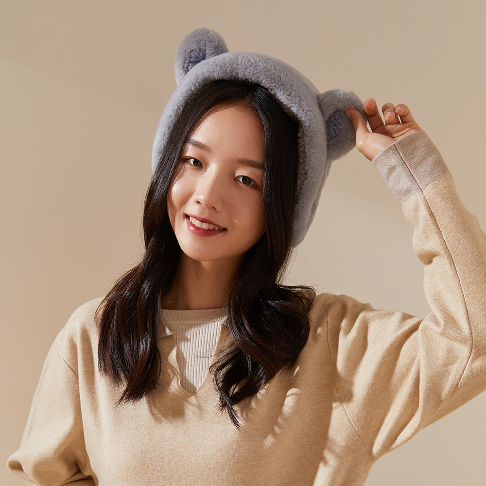 Winter Warm Earmuffs Soft Plush Ear Warmer Cover for Women
