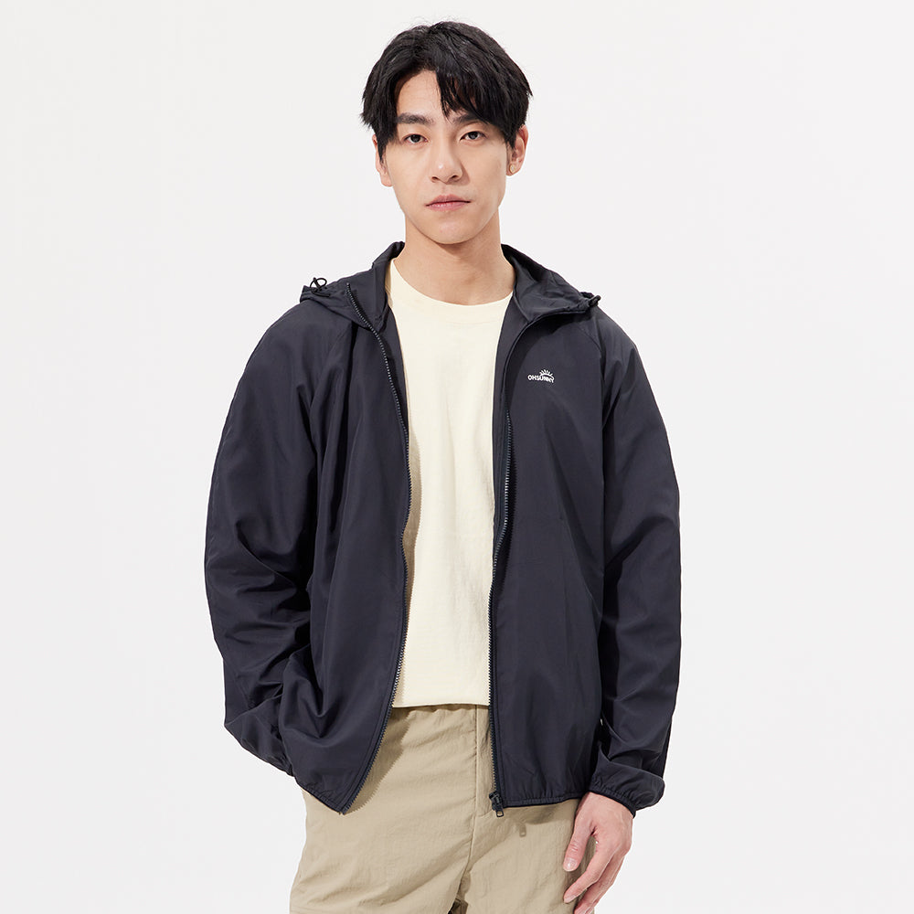 Men's Sun Protection Hoodie Ultra Light Long Sleeve Outdoor Jacket UPF 50+