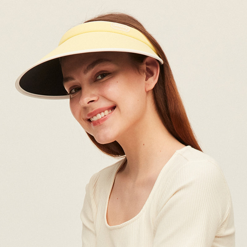 Women' Empty Top Large Brim Sun Visor Hat UPF50+