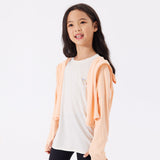 Kid's Sun Protection Hooded Cape for 4-13 Years Boys Girls UPF 50+
