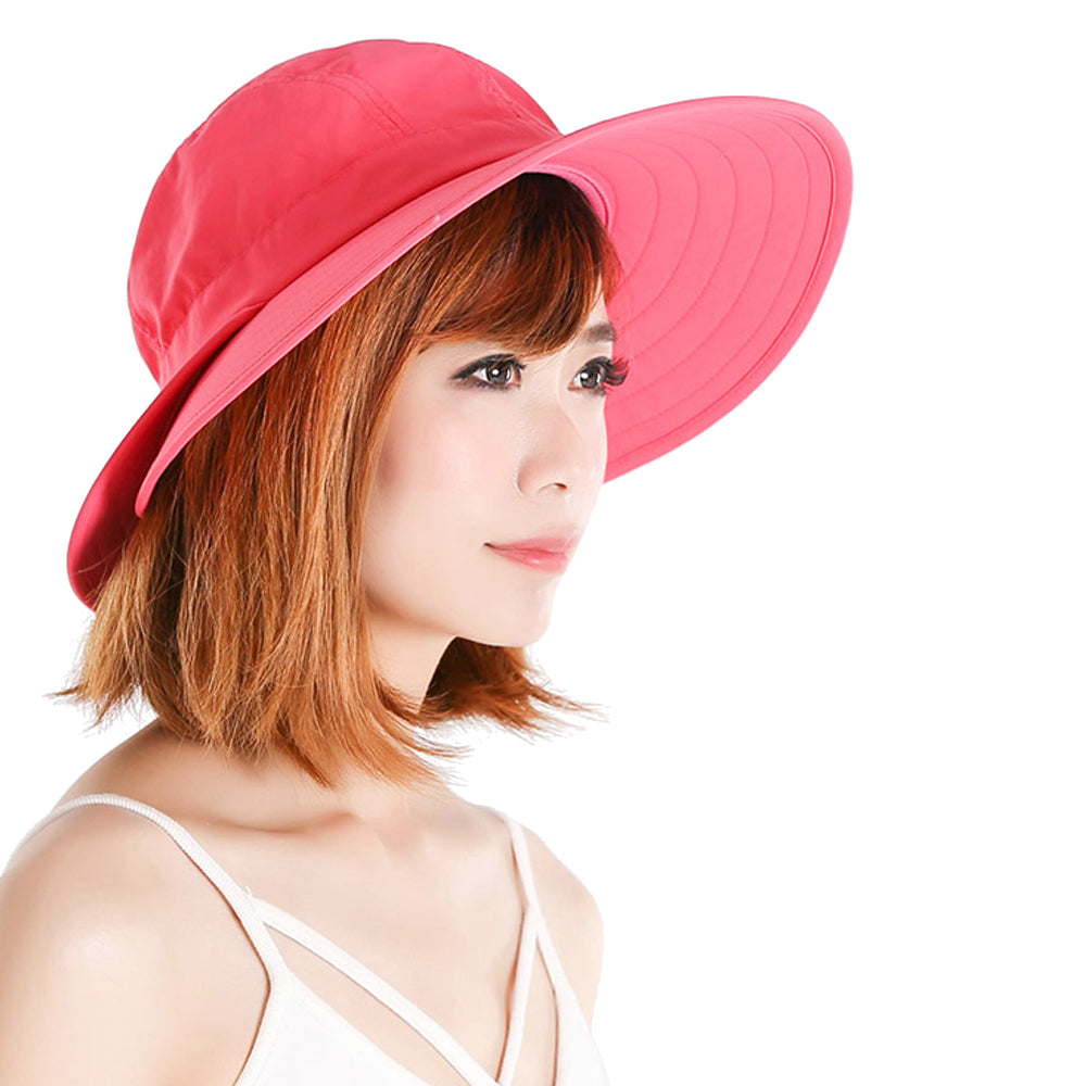 Women's Double Side Brim Sun Protective Hat UPF 50+ Bucket Cap