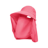 Unisex Fishing Hiking Sun Protection Face Neck Cover Flap Hat UPF 50+