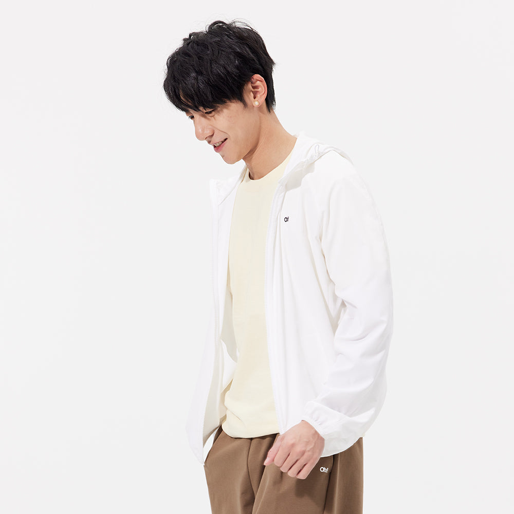 Men's Sun Protection Hoodie Ultra Light Long Sleeve Outdoor Jacket UPF 50+